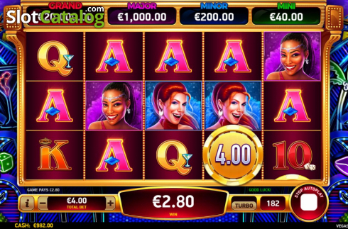Οθόνη8. Vegas Hotties Κουλοχέρης 