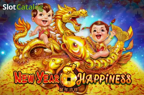New Year Happiness Λογότυπο New Year Happiness Λογότυπο
