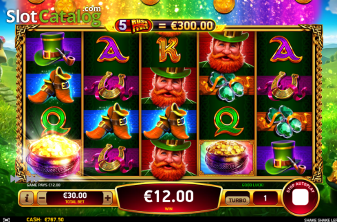 Οθόνη5. Shake Shake Leprechaun Κουλοχέρης 