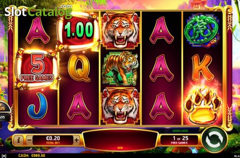 Οθόνη7. Blazing Tiger Κουλοχέρης