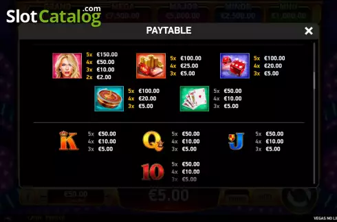 Οθόνη8. Vegas No Limit Wins Κουλοχέρης
