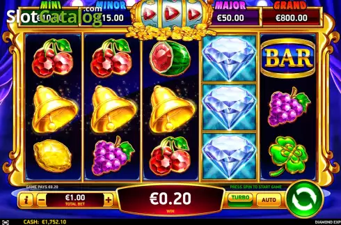 Οθόνη4. Diamond Explosion 7s Κουλοχέρης