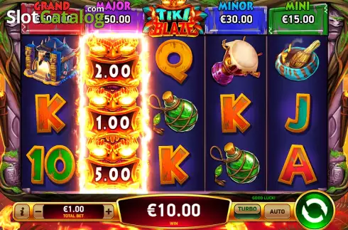 Οθόνη7. Tiki Blaze Κουλοχέρης 