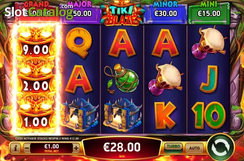 Οθόνη8. Tiki Blaze Κουλοχέρης 