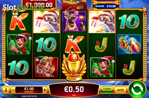 Οθόνη3. Stampede Rush Speedy Santa Κουλοχέρης