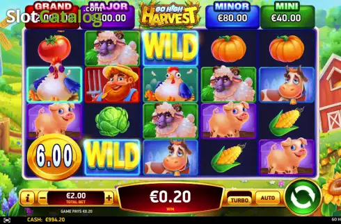 Οθόνη3. Go High Harvest Κουλοχέρης