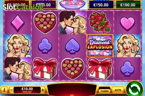Οθόνη2. Diamond Explosion Sweet Love Κουλοχέρης 