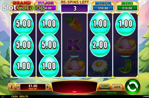 Οθόνη8. J Mania Golden Eggs Κουλοχέρης