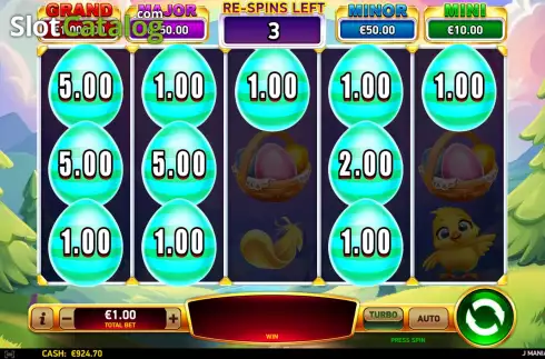 Οθόνη9. J Mania Golden Eggs Κουλοχέρης