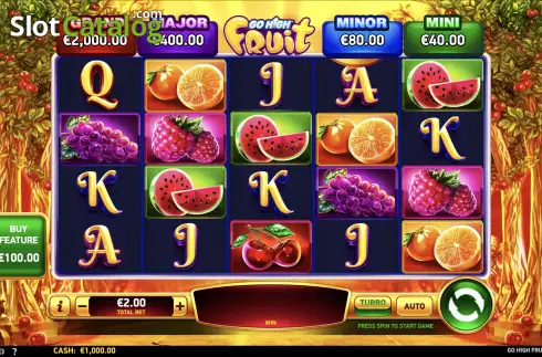 Οθόνη2. Go High Fruit Κουλοχέρης