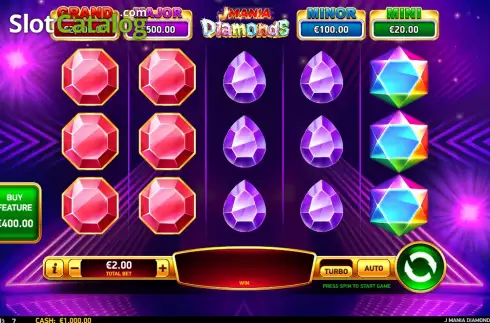Οθόνη2. J Mania Diamonds Κουλοχέρης