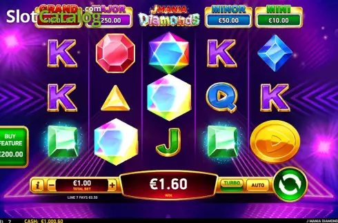 Οθόνη3. J Mania Diamonds Κουλοχέρης