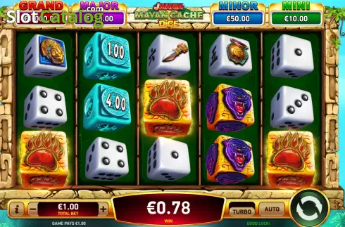 Οθόνη2. J Mania Mayan Cache Dice Κουλοχέρης