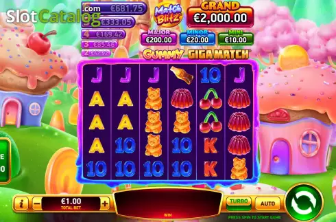 Οθόνη2. Gummy Giga Match Κουλοχέρης