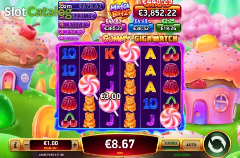 Οθόνη7. Gummy Giga Match Κουλοχέρης
