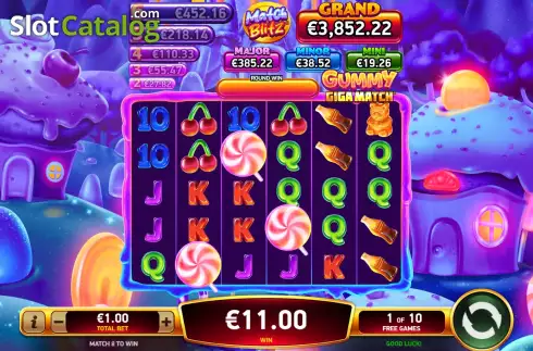 Οθόνη9. Gummy Giga Match Κουλοχέρης