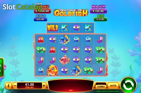 Οθόνη2. Ten Ton Ways Goldfish Κουλοχέρης