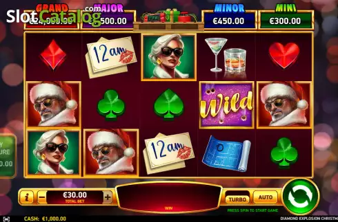 Οθόνη2. Diamond Explosion Christmas Tango Κουλοχέρης 