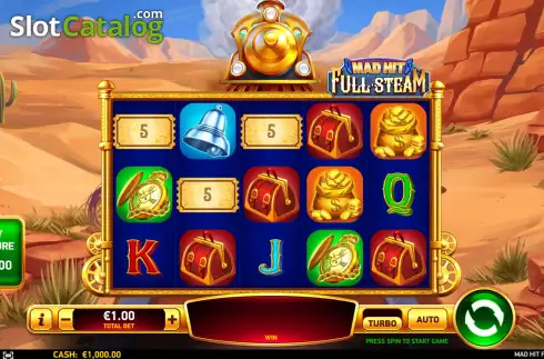 Οθόνη3. Mad Hit Full Steam Κουλοχέρης