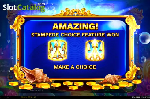 Οθόνη9. Stampede Rush Trident Κουλοχέρης