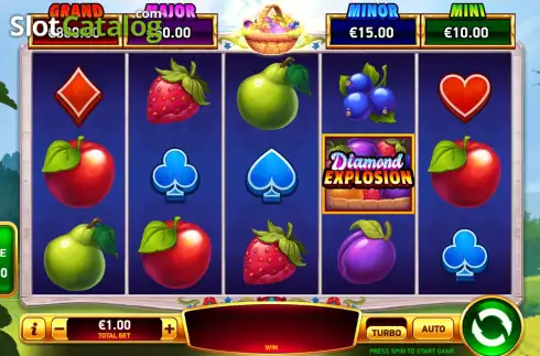 Οθόνη2. Diamond Explosion Polish Fruits Κουλοχέρης