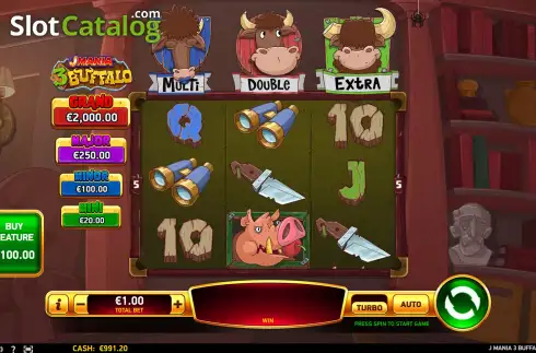 Οθόνη2. J Mania 3 Buffalo Κουλοχέρης