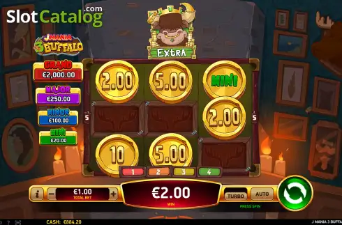 Οθόνη9. J Mania 3 Buffalo Κουλοχέρης