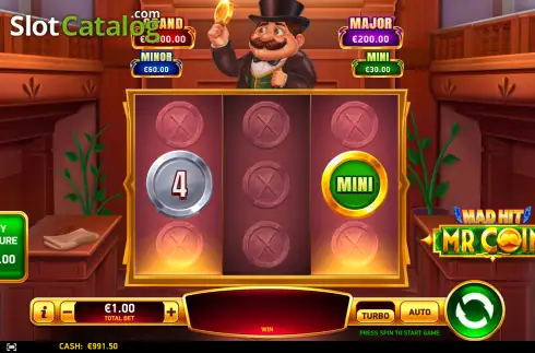 Οθόνη2. Mad Hit Mr Coin Κουλοχέρης 