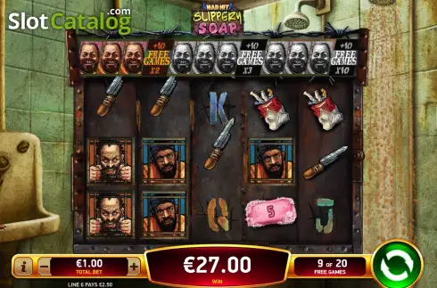 Οθόνη3. Mad Hit Slippery Soap Κουλοχέρης