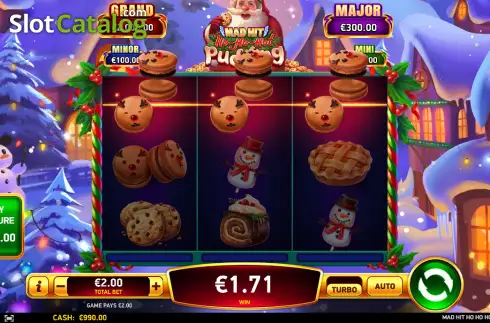 Οθόνη3. Mad Hit Ho Ho Hot Pudding Κουλοχέρης