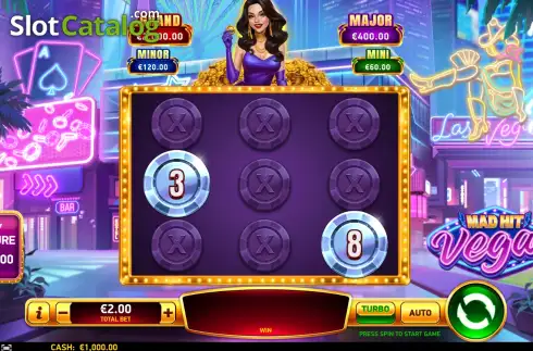 Οθόνη2. Mad Hit Vegas Κουλοχέρης
