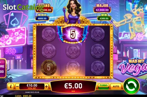 Οθόνη3. Mad Hit Vegas Κουλοχέρης