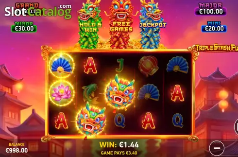 Οθόνη3. Triple Stash Fu Κουλοχέρης 