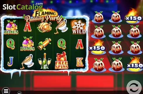 Οθόνη2. Flaming Pudding Party Κουλοχέρης
