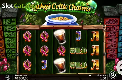 Οθόνη2. Lucky's Celtic Charms Κουλοχέρης