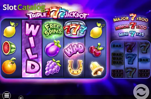 Οθόνη2. Triple 777 Jackpot Κουλοχέρης 