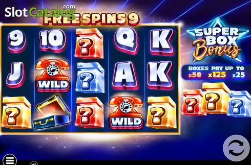 Οθόνη2. Super Box Bonus Κουλοχέρης 