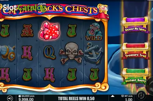 Οθόνη3. Captain Jack's Chests Κουλοχέρης