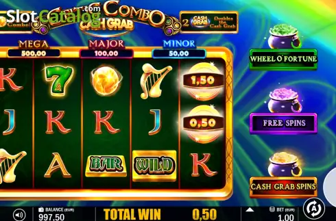 Οθόνη3. Celtic Combo: Cash Grab Κουλοχέρης