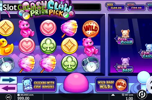 Οθόνη2. Cash Claw PrizePick Κουλοχέρης