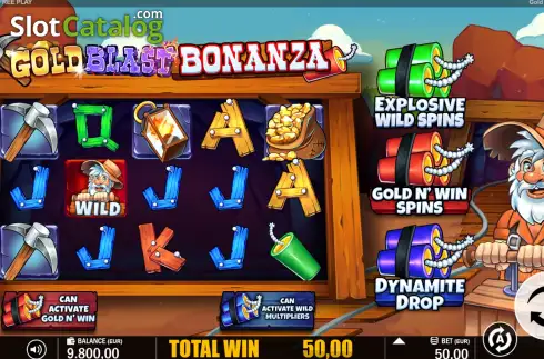 Οθόνη2. Gold Blast Bonanza Κουλοχέρης 