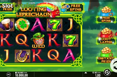 Οθόνη2. Looting Leprechaun Κουλοχέρης