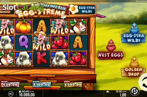Οθόνη2. Barnyard Bash: Egg-streme Κουλοχέρης