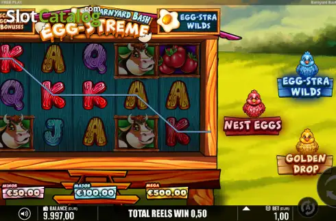 Οθόνη3. Barnyard Bash: Egg-streme Κουλοχέρης