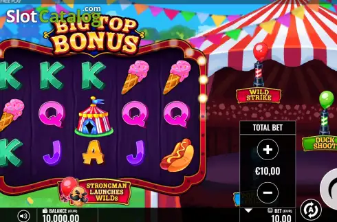 Οθόνη2. Big Top Bonus Κουλοχέρης
