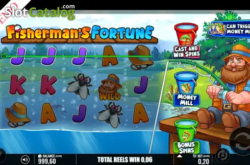 Οθόνη3. Fisherman's Fortune Κουλοχέρης