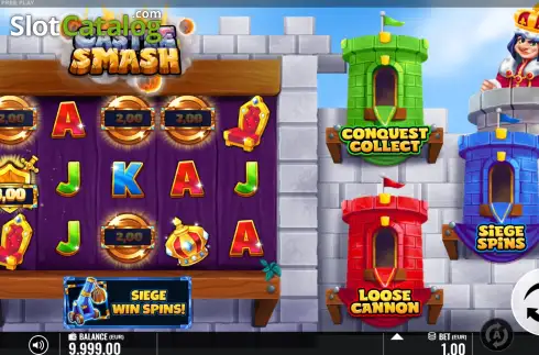 Οθόνη3. Castle Smash Κουλοχέρης
