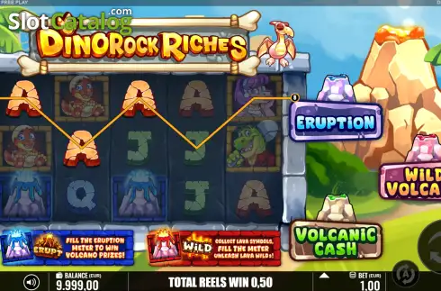 Οθόνη3. Dinorock Riches Κουλοχέρης