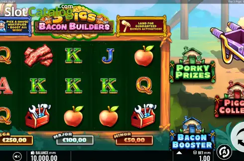 Οθόνη2. The 3 Pigs Bacon Builders Κουλοχέρης