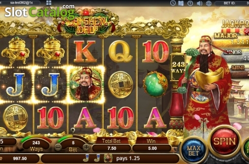 Οθόνη3. Cai Shen Dao (SimplePlay) Κουλοχέρης